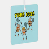 テニスロック メタルオーナメント (正面右)