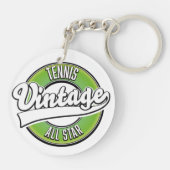 テニスヴィンテージオールスターロゴマグネット キーホルダー (裏面)