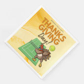 テニス七面鳥の感謝祭おもしろい漫画 (コーナー)