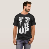 テニス与えを始めない Tシャツ (正面フル)