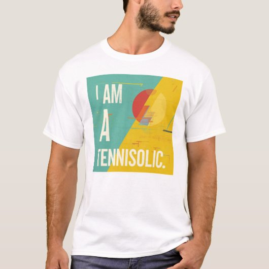 テニス中毒者のTシャツ Tシャツ (正面)