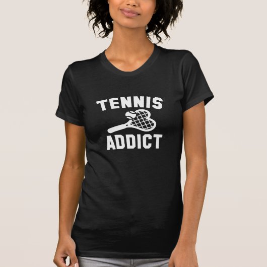 テニス中毒者 Tシャツ (正面)