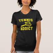 テニス中毒者 Tシャツ (正面)