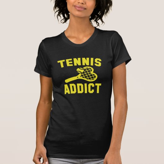 テニス中毒者 Tシャツ (正面)
