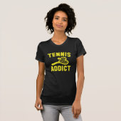 テニス中毒者 Tシャツ (正面フル)