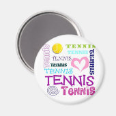 テニス中継 マグネット (正面/裏面)