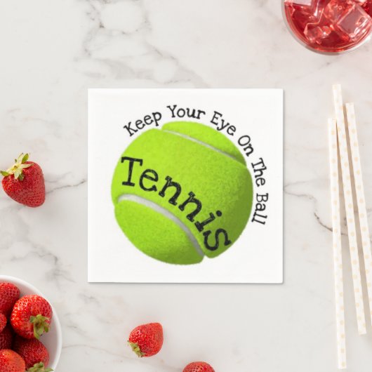 テニス保引用文ボール紙 スタンダードカクテルナプキン (インサイチュ)