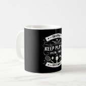 テニス保遊の コーヒーマグカップ (正面左)