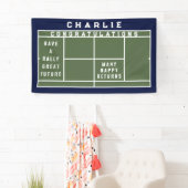 テニス卒業おめでとう 横断幕 (インサイチュ)