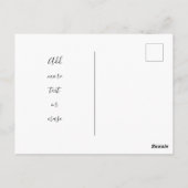 テニス卒業パーティー かわいいボール オーダーメイドテキスト ポストカード (裏面)