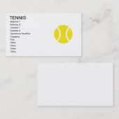 テニス名刺テンプレート 名刺 (正面/裏面)