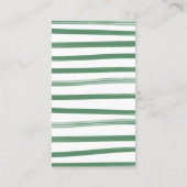 テニス名門私立校風のガールのベビー用の物干し本 エンクロージャーカード (裏面)