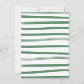 テニス名門私立校風のガール誕生日ターニング 招待状 (裏面)