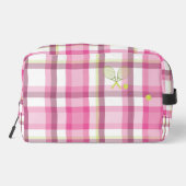 テニス名門私立校風のラケット付きプレイド ドップキット (裏面)