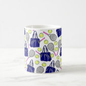 テニス名門私立校風の海軍 コーヒーマグカップ (中央)