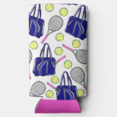 テニス名門私立校風の海軍 スリム缶クーラー (裏面)