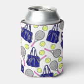 テニス名門私立校風の海軍 缶クーラー (缶正面)