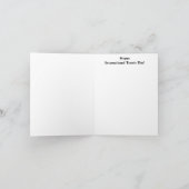 テニス国際的デイ用挨拶カード – 男性 カード (内部)