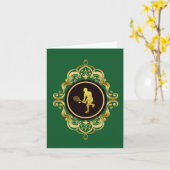 テニス国際的デイ用挨拶カード – 男性 カード (黄色い花)