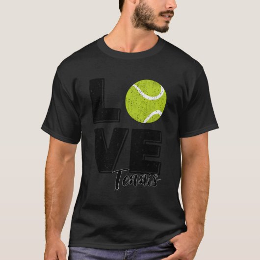 テニス好きテニス選手 Tシャツ (正面)