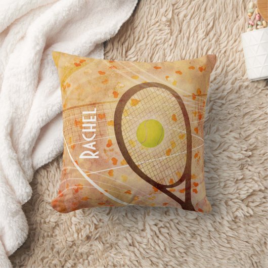 テニス好き クッション (ブランケット)