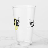 テニス好き タンブラーグラス (左)