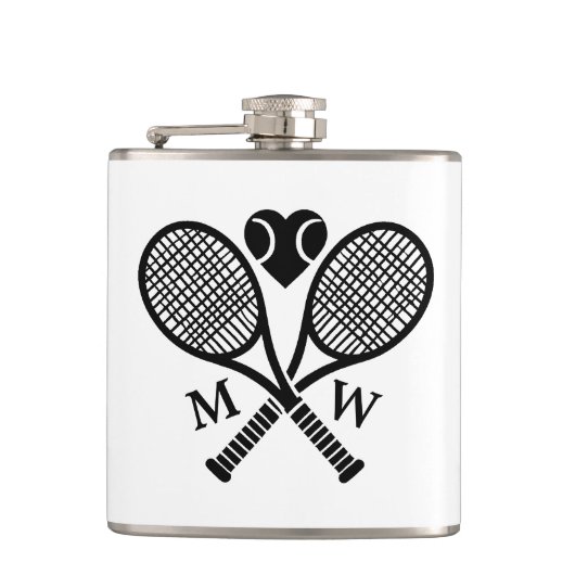 テニス好き フラスク (正面)