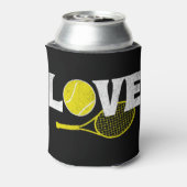 テニス好き 缶クーラー (缶裏面)