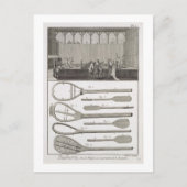 テニス実在とレースの建築 ポストカード (正面)