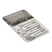 テニス実在とレースの建築 マグネット (右側)