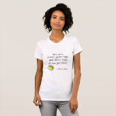 テニス引用文ゴールTシャツ Tシャツ (正面フル)