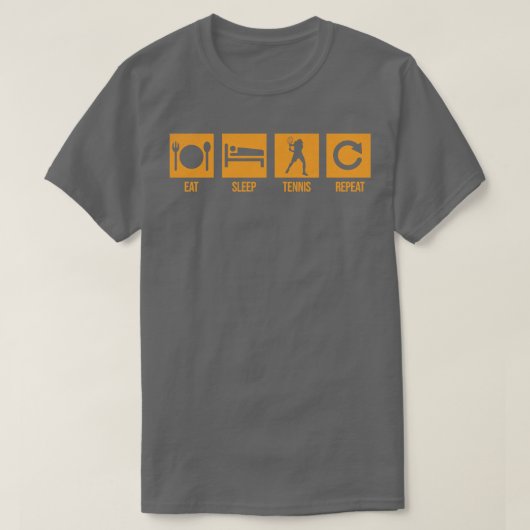 テニス引用文1 Tシャツ (デザイン正面)