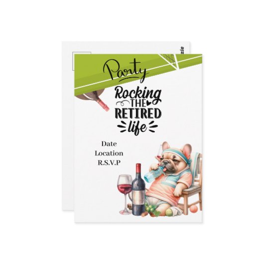 テニス引退 ポストカード (正面/裏面インサイチュ)