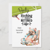 テニス引退 招待状 (正面)