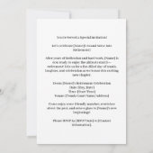 テニス引退 招待状 (裏面)