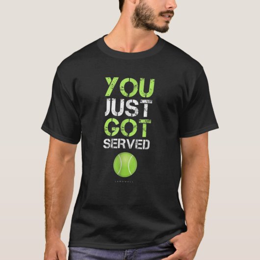 テニス得のアパレルを提供おもしろい- Tennis Tシャツ (正面)
