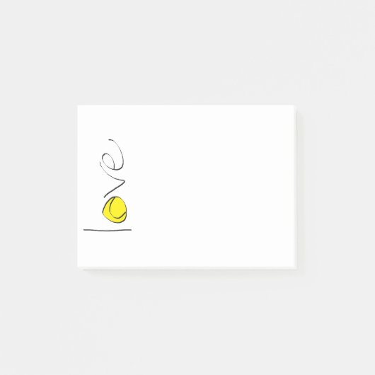 テニス愛ポスト・イット ポストイット (正面)