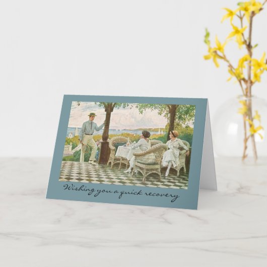 テニス愛好家のための迅速な回復 カード (黄色い花)