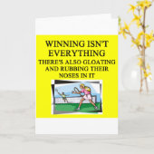 テニス愛好家 カード (黄色い花)