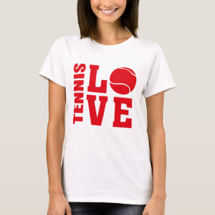 テニス愛好家、テニス LOVE、テニスTシャツ Tシャツ