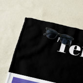 テニス抽象芸術ビーチタオル ビーチタオル (インサイチュ)