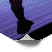 テニス抽象芸術ポスター ポスター (角)