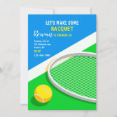 テニス招待状 招待状 (正面)