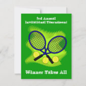 テニス招待状 招待状 (正面)