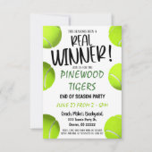 テニス招待状 招待状 (正面)