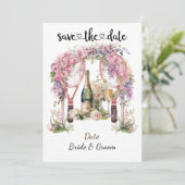 テニス日付を保存ウェディングパーティー招待状 招待状 (スタンド正面)