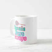 テニス日常時 コーヒーマグカップ (正面左)