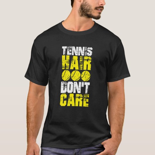 テニス気にヘ動揺して遊イルス好き Tシャツ (正面)