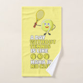 テニス漫画のない一日のテおもしろいニス ハンドタオル (ハンドタオル)