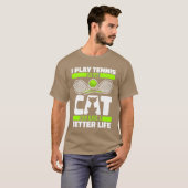 テニス猫の友達 Tシャツ (正面フル)